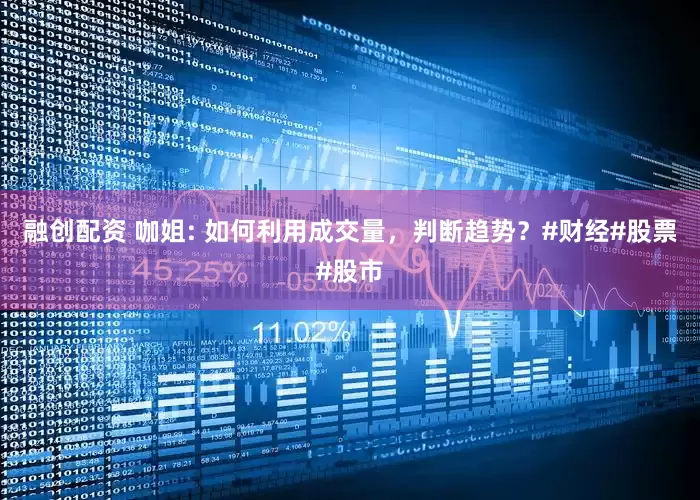 融创配资 咖姐: 如何利用成交量，判断趋势？#财经#股票#股市